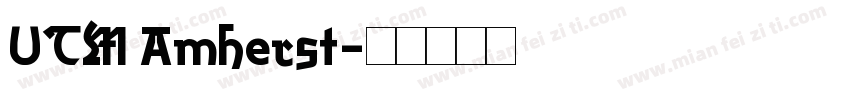 UTM Amherst字体转换